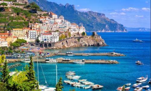 a view of the Mediterranean coast